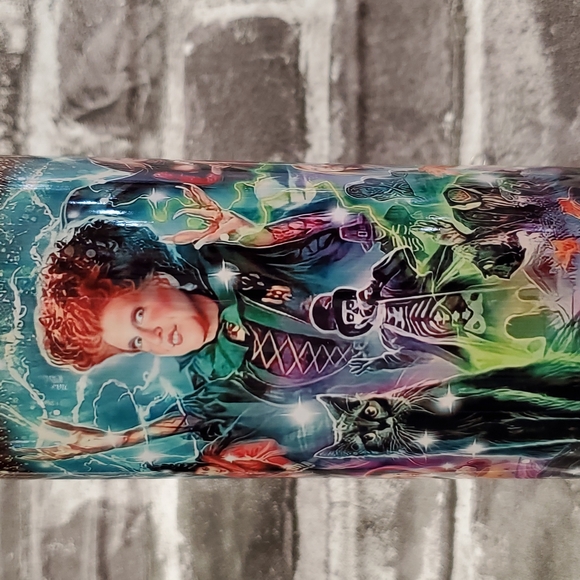 Hocus Pocus Halloween Witch Stainless Steel Tumbler 20oz RTS - Picture 3 of 7